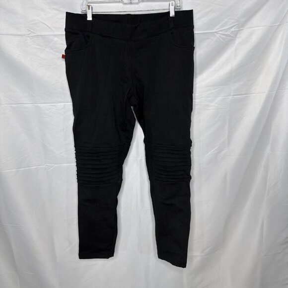Womens Motorcycle Pants Sz 18 GOGO GEAR black Nade With Kevlar Riding Leggings - Picture 2 of 13